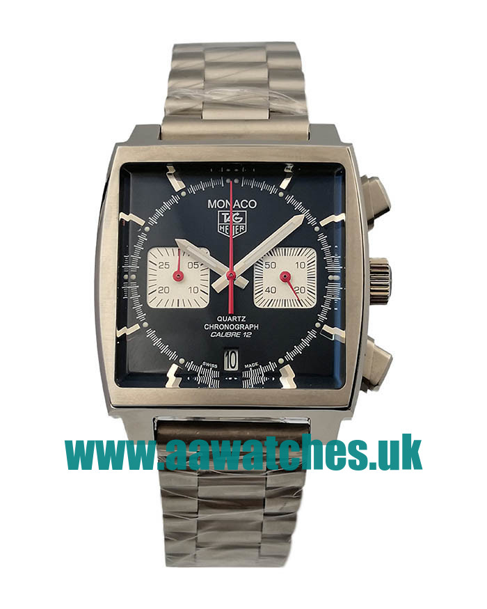 UK High Quality TAG Heuer Monaco CAW2114.FT6021 Replica Watches With 39 MM Steel Cases For Men