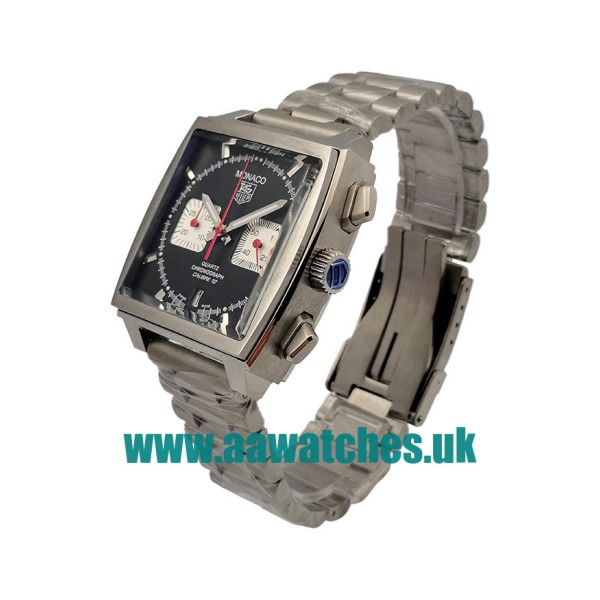 UK High Quality TAG Heuer Monaco CAW2114.FT6021 Replica Watches With 39 MM Steel Cases For Men