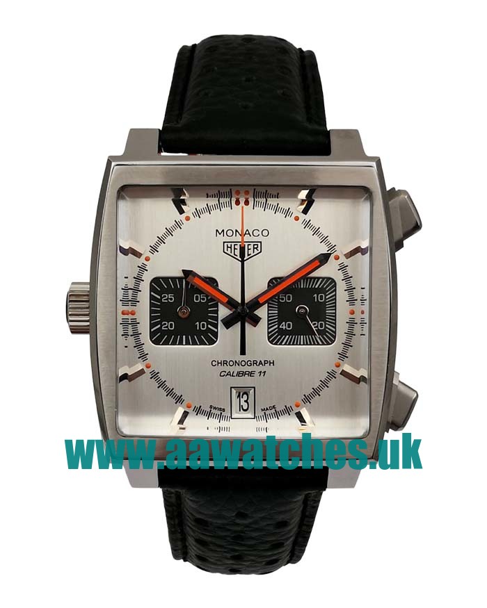 UK AAA Quality TAG Heuer Monaco CAW211C.FC6241 Replica Watches With Silver Dials For Men
