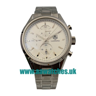 UK AAA Quality TAG Heuer Carrera CAR2111.BA0720 Replica Watches With Silver Dials For Sale