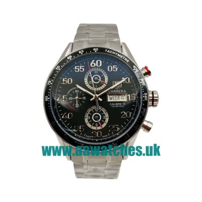 UK AAA Quality TAG Heuer Carrera CV2A10.BA0796 Replica Watches With Black Dials In 44 MM