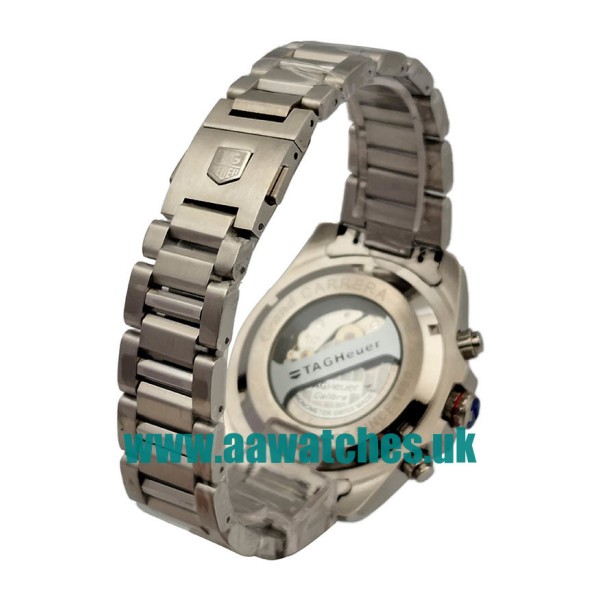 UK Cheap TAG Heuer Grand Carrera CAV511A.BA0902 Replica Watches With Black Dials For Men