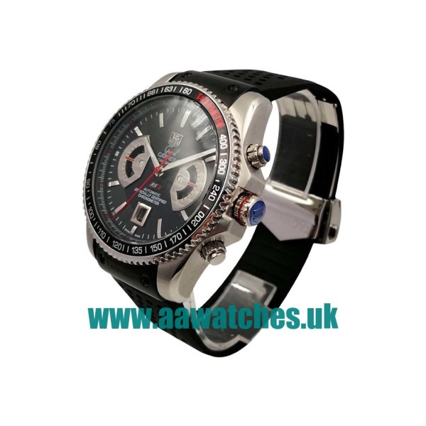 UK Cheap 1:1 TAG Heuer Grand Carrera CAV511C.FT6016 Replica Watches With Black Dials For Men