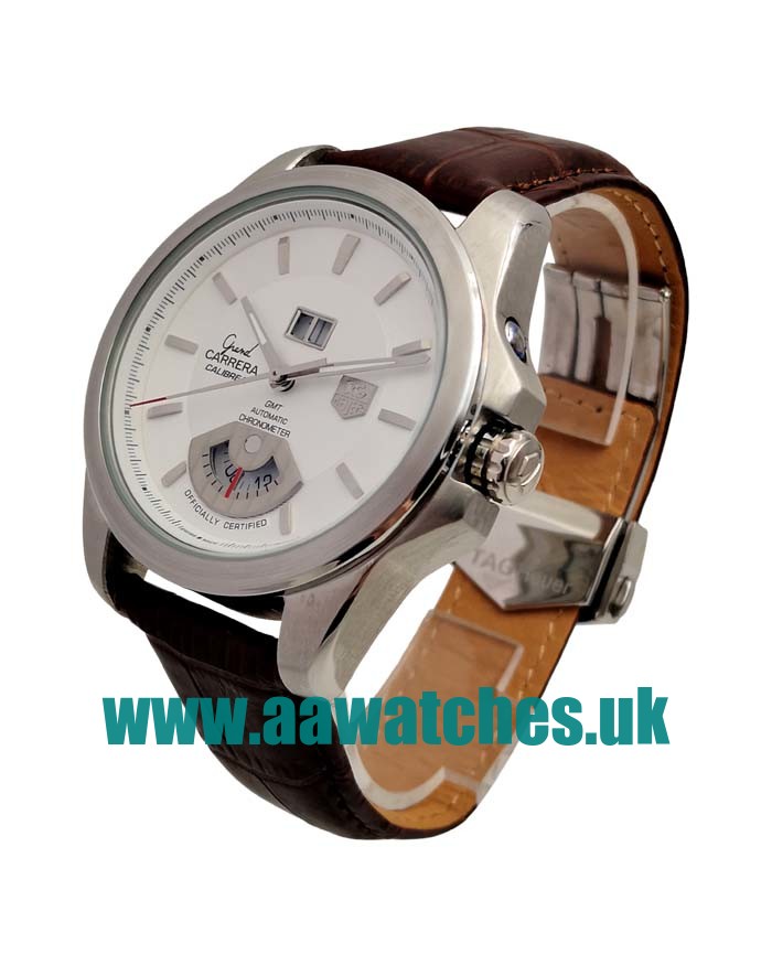 UK 44 MM Cheap TAG Heuer Grand Carrera WAV5112.FC6225 Replica Watches With Steel Cases For Men