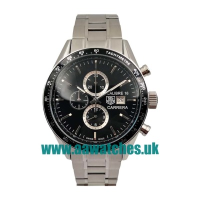 UK AAA Quality TAG Heuer Carrera WAS2150.BD0733 Fake Watches With Black Dials Online