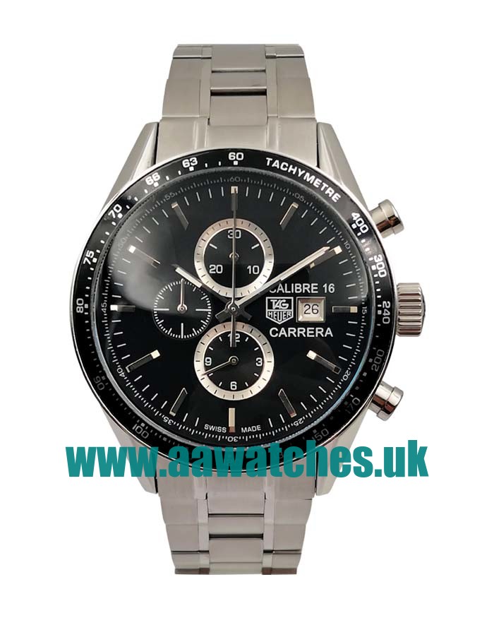 UK AAA Quality TAG Heuer Carrera WAS2150.BD0733 Fake Watches With Black Dials Online