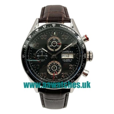 UK AAA Quality TAG Heuer Carrera CV2A1R.FC6235 Replica Watches With Black Dials For Men