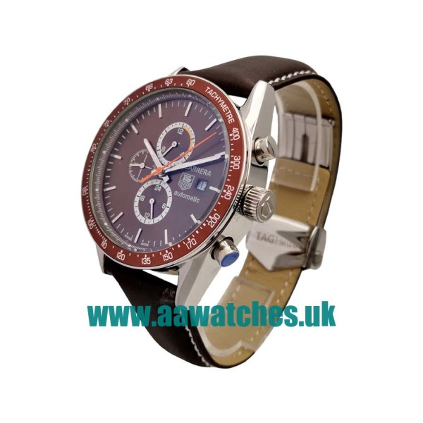 UK AAA Quality TAG Heuer Carrera CV2013.FC6234 Replica Watches With Brown Dials Online