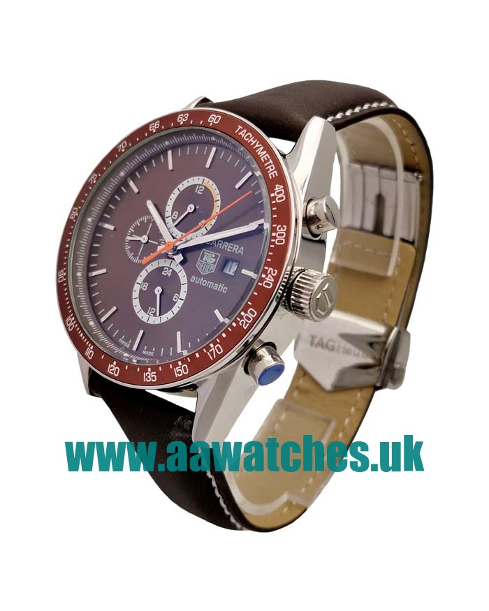 UK AAA Quality TAG Heuer Carrera CV2013.FC6234 Replica Watches With Brown Dials Online