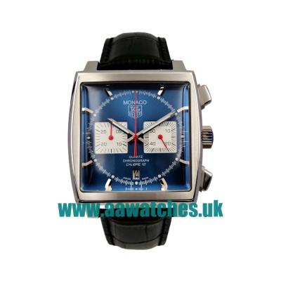 UK 40 MM AAA Quality TAG Heuer Monaco CAW2111.FC6183 Fake Watches With Blue Dials Online