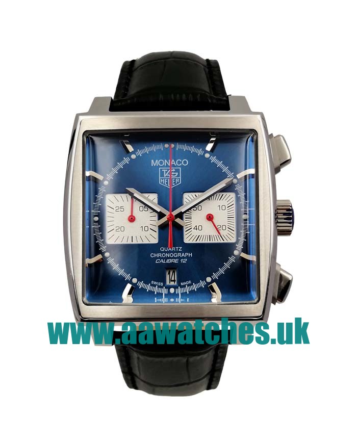 UK 40 MM AAA Quality TAG Heuer Monaco CAW2111.FC6183 Fake Watches With Blue Dials Online