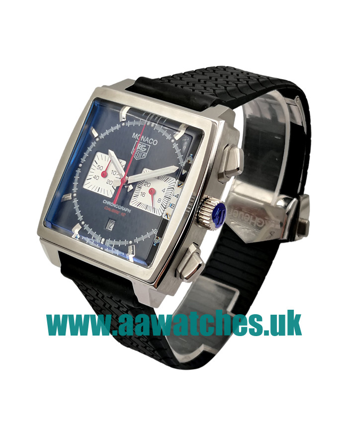 UK Cheap TAG Heuer Monaco CAW2114.FT6021 Fake Watches With Black Dials For Sale