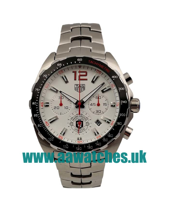 UK Cheap TAG Heuer Formula 1 Replica Watches With White Dials For Men