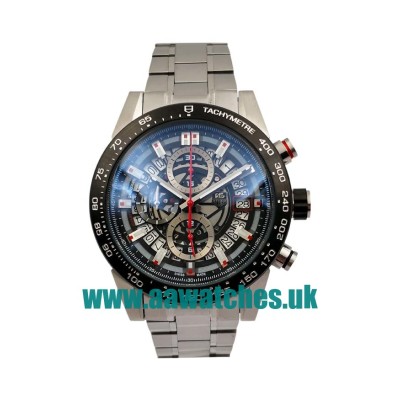 UK Best 1:1 TAG Heuer Carrera CAR2A1W.BA0703 Replica Watches With Skeleton Dials For Men