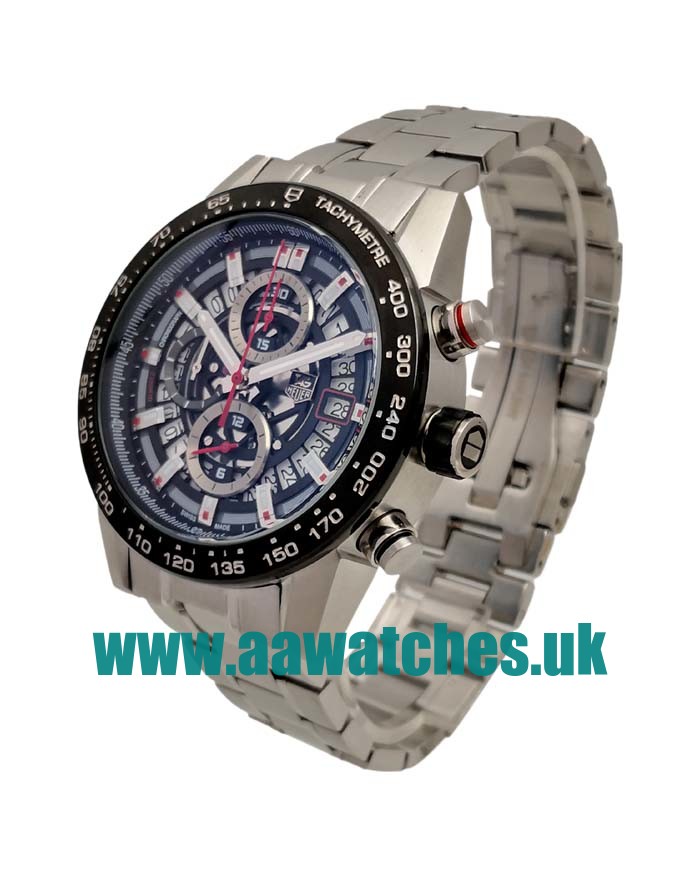 UK Best 1:1 TAG Heuer Carrera CAR2A1W.BA0703 Replica Watches With Skeleton Dials For Men