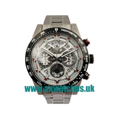 UK Cheap TAG Heuer Carrera Replica Watches With 46 MM Steel Cases For Men