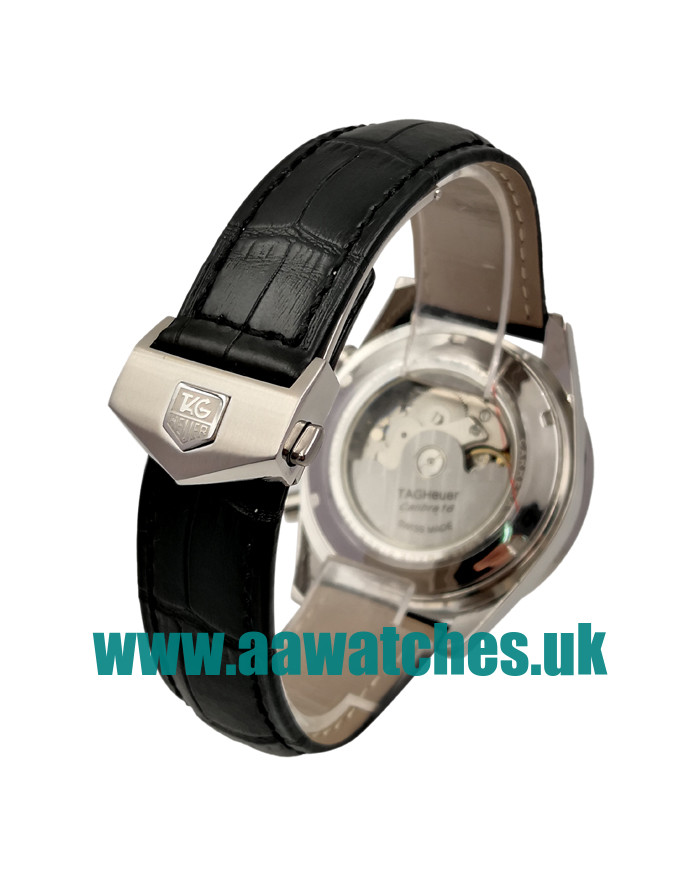 UK Cheap TAG Heuer Carrera CV201AJ.FC6357 Replica Watches With Black Dials For Men