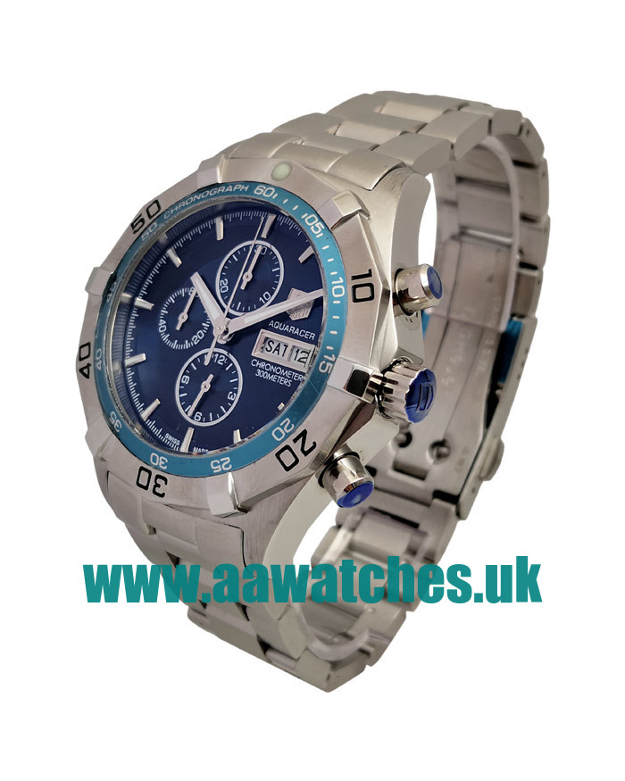 UK Best 1:1 TAG Heuer Aquaracer CAF2012.BA0815 Replica Watches With Blue Dials For Men