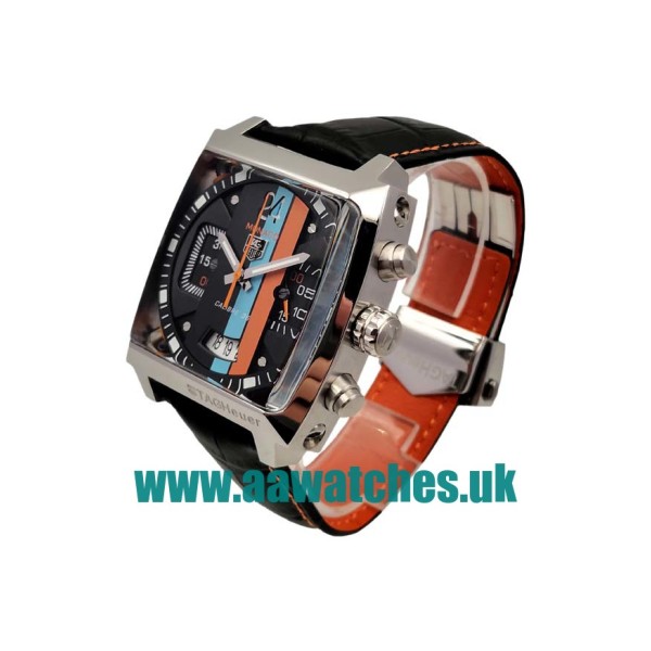 UK 44 MM Top Quality TAG Heuer Monaco CAL5110.FC6265 Fake Watches With Black Dials For Men