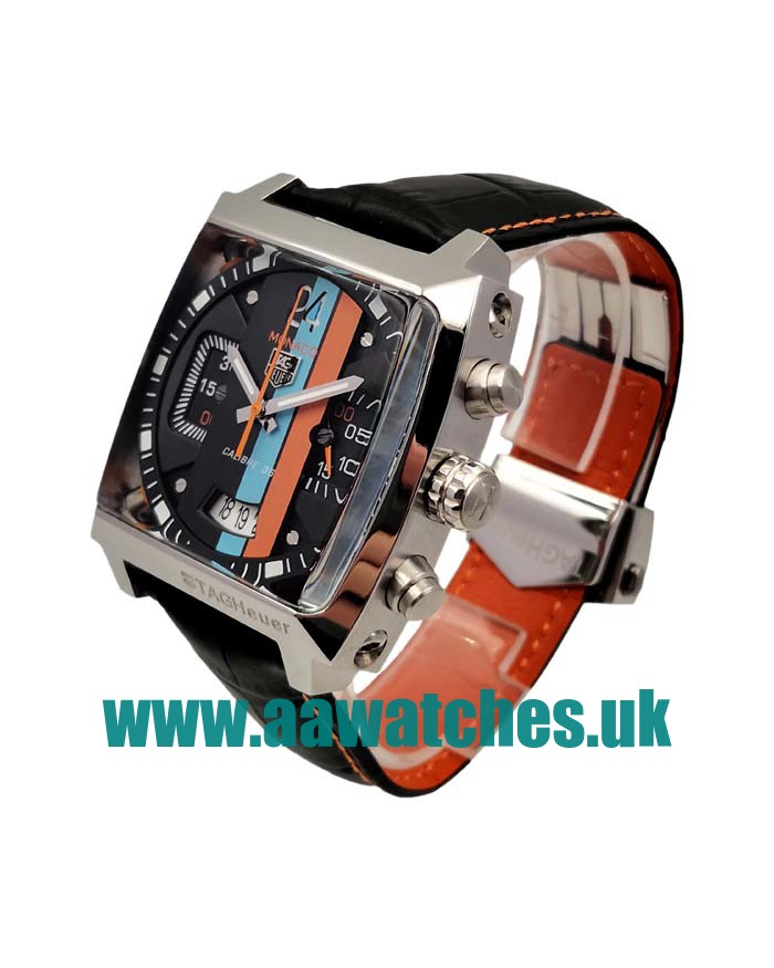 UK 44 MM Top Quality TAG Heuer Monaco CAL5110.FC6265 Fake Watches With Black Dials For Men